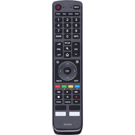 Télécommande de remplacement EN3G39 pour TV Hisense H55N5700UK, N6800, 50N, 55N7 (1/5)