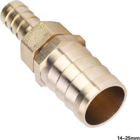 Raccord de tuyau, raccord de tuyau en laiton pour raccordement de tuyaux, raccord de tuyau, raccord de tuyau(14-25 mm) (1/5)