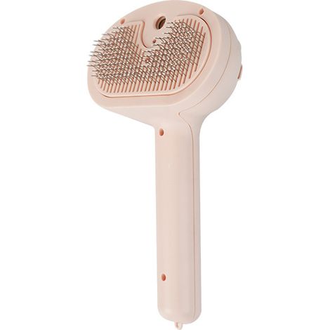 Brosse à poils pour chat, peigne à poils pour chien, brosse de massage pour le bain du chat, brosse anti-poils et anti-vol rose-AquaForge (1/5)