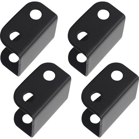 Support pour Ventilateur de Refroidissement Métal Noir 4pcs 12-14cm Dissipateur Thermique pour Carte Graphique, Support de Refroidissement pour Carte Graphique, Fête (1/5)