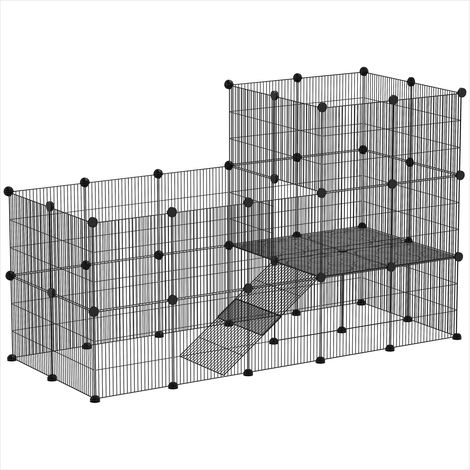 Cage pour rongeur Enclos pour petits animaux en acier modulable (1/5)