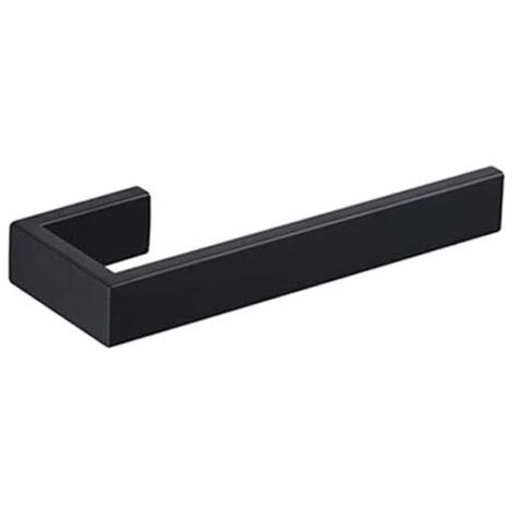 Anneau porte-serviettes Porte-serviettes 304 de Acier Inoxydable de montage surface brossée Noir support de serviettes Accessoirs WC Salles de Bains