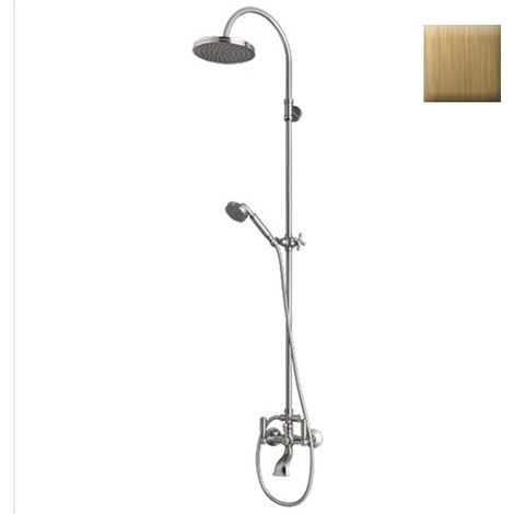 Mélangeur kit colonne bain-douche mural inverseur bronze Liberty Line - Bossini L01203022