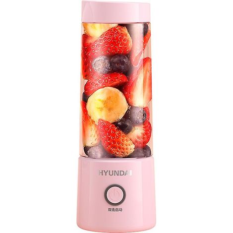 Mini blender portable rechargeable par USB avec 4 lames pour smoothies, milkshakes, jus de fruits et de légumes (1/5)
