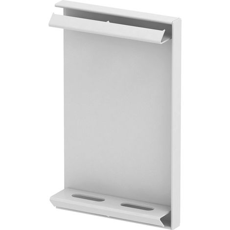OBO Bettermann Pieza final 70x110x10 Acero blanco puro RAL 9010, 6277070