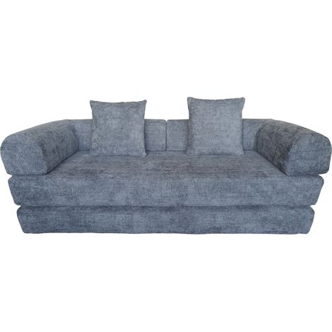 Sofa Foam Metal 200X90X64 Gris Claro (1/4)