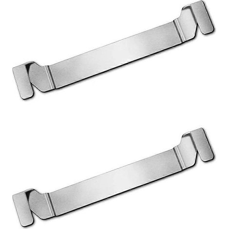 Support pour ustensiles de barbecue (lot de 2) en acier inoxydable, avec spatule et plaque de cuisson.