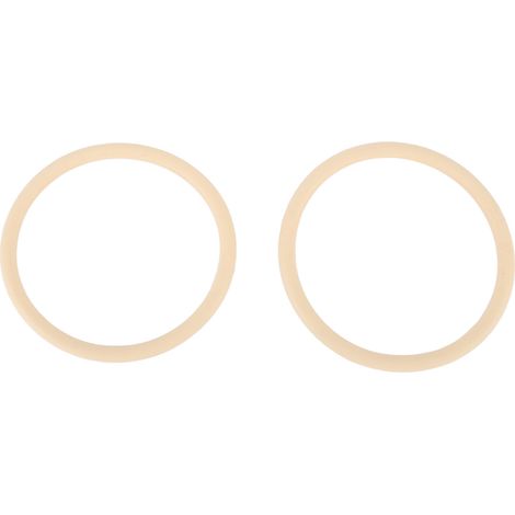 Set aus 2 strapazierfähigen, elastischen Knieschonern mit Patellaunterstützung für Basketball, Laufen und Springen, hautfarben. (1/5)