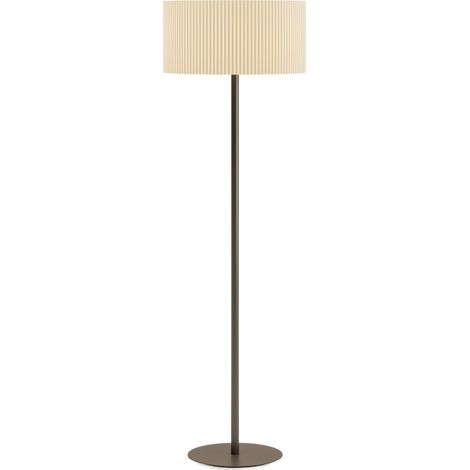 E18 LOREN handmade ponge' pleated floor lamp (1/3)