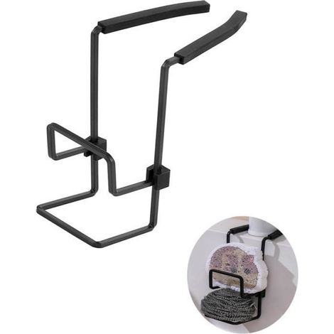 Porte-éponge - Fer Forgé - Résistant à la Rouille - Pour Évier de Cuisine - 1 Pièce (1/3)