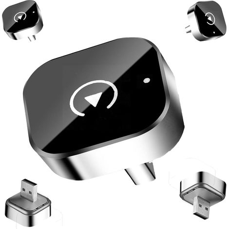 Adaptateur CarPlay sans Fil, Mini CarPlay et Android Auto 2 en 1, Mini USB, Plug & Play, Connexion Automatique, Mise à Niveau 2025, Compatible CarPlay avec iPhone et Android (1/5)