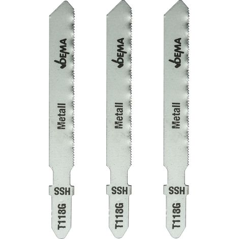 Metall Stichsägeblätter T-Schaft Säge Schneidblätter T118G 3er Set (1/4)