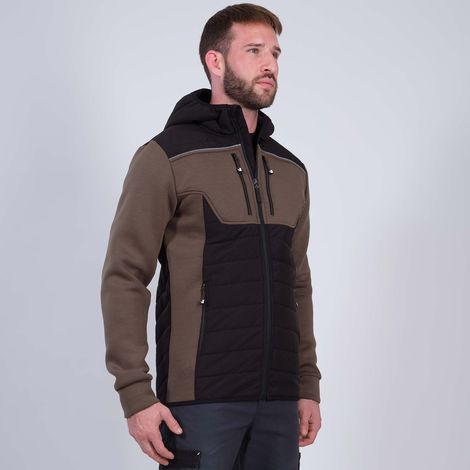 HIRO BLOUSON DE TRAVAIL 1134 Kaki , Noir XXL (1/5)