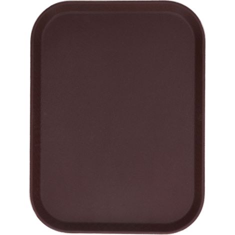 Plateau de service rectangulaire antidérapant en verre trempé résistant à la chaleur, idéal pour restaurant et bar, dimensions 25x35cm. (1/5)