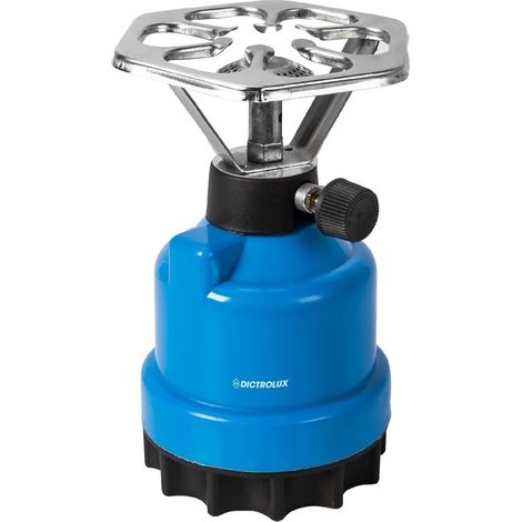 TrAdE Shop Traesio - Fornello A Gas Portatile 1500w Per Campeggio Piano Cottura Emergenza Con Regolatore Fiamma - (1/3)