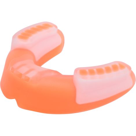 Protège-dents adulte pour boxe, sanda et sports de combat avec boîte de rangement orange (1/5)