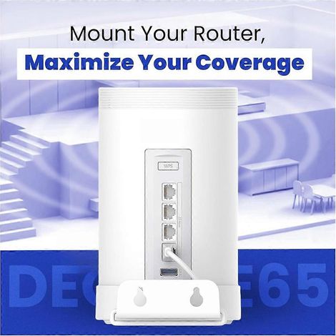 Un ensemble de 3 supports muraux compatibles avec les systèmes Wi-Fi 7 Mesh TP-Link Deco BE63/BE65/BE67/BE68/BE10000/BE11000/BE14000, permettant un gain de place. (1/5)