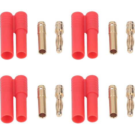 30er-Set Bananenstecker aus Messing und ABS, korrosionsbeständig, stabiler Kontakt, 4 mm, für RC-Batteriekabel (1/5)
