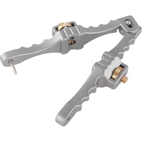 Pince à dénuder réglable, couteau de coupe croisé blindé, outil de coupe de câbles à fibres optiques avec lame réglable, aluminium, dénudeur de câbles (1/5)