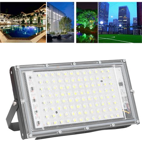 Projecteur LED 100 W, projecteur étanche d'extérieur, projecteur de pelouse ultra-lumineux, projecteur LED (1/5)
