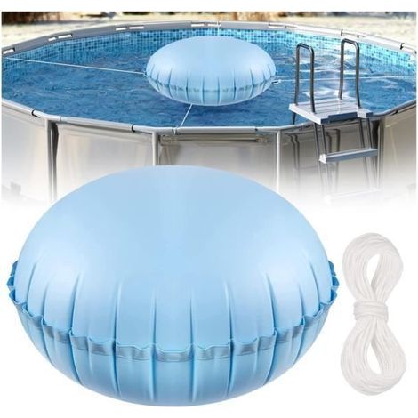 Cuscino gonfiabile invernale per piscina - 1,2x1,2 m - PVC spesso - Bianco - Rettangolare - Per esterni (1/4)