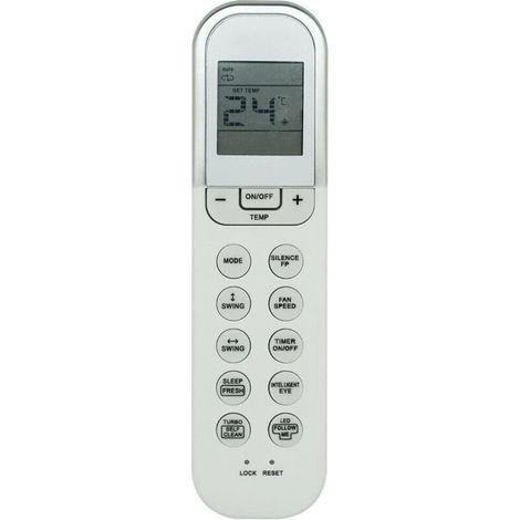 Pair Télécommande de climatiseur compatible 1 pièce-Midea Rg36f /bgef Rg36f2 /bgef Rg36f4 /bgef (1/4)