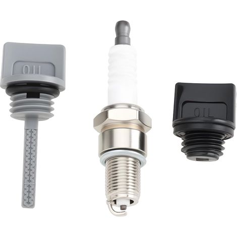 Engine Oil Filler Cap Kit for Lawn Mower with Spark Plug Compatible with GX120 GX160 and GX200 Models. (1/5)
