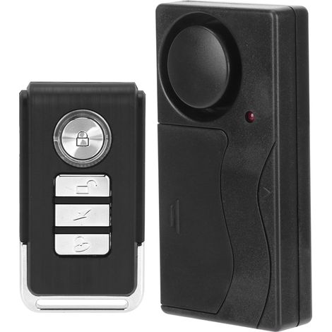 LY-04R Drahtloser Vibrationsalarm mit Fernbedienung, einstellbare Empfindlichkeit für Fahrräder (1/5)
