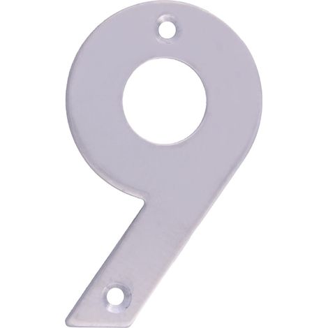 Numéro 9 en acier inoxydable 10 cm 6777 ami (1/5)