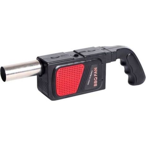 Ventilateur électrique portable noir pour barbecue et cheminée-Online Store (1/5)