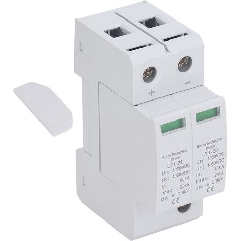 LT1-20 Parafoudre photovoltaïque CC 1000 V 10-20 kA/2 pôles (1/5)