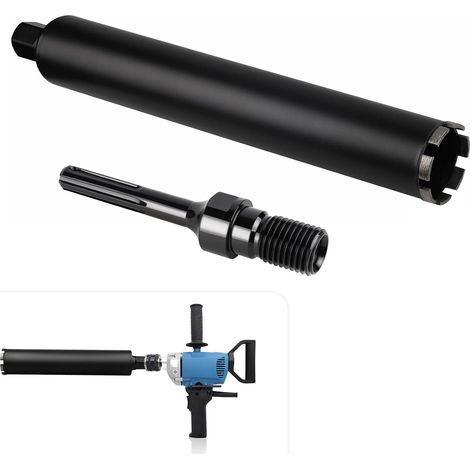Couronne Diamant Ø 68mm 1¼" UNC avec Adaptateur SDS MAX, L 420mm, Carotteuse pour le Carottage Dans le Béton, le Béton Armé, la Maçonnerie et la Pierre (1/5)