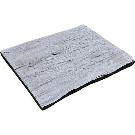 Pas Japonais Rectangulaire Imitation Schiste 40 x 30 x 2,5 cm Gris (1/5)