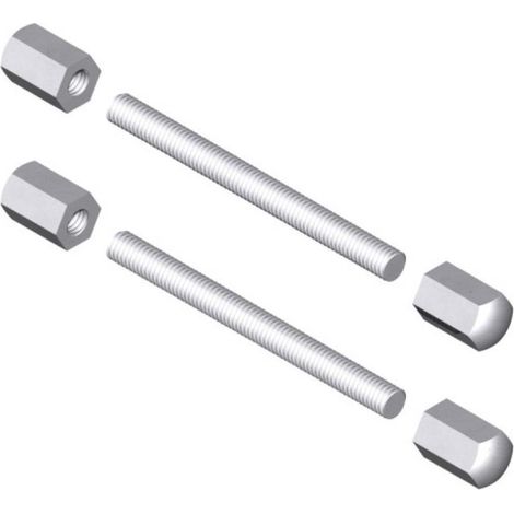 Fixation traversante pour poignée aileron DS6821 DS6823 et DS6825 porte verre épaisseur 24 mm - LA CROISEE DS (1/2)