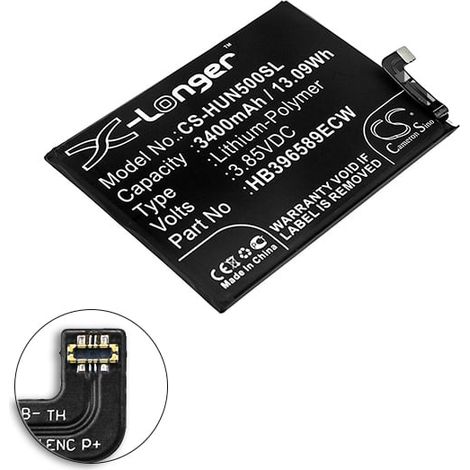 NX - Batterie téléphone, smartphone, GSM pour Huawei 3.85V 3400mAh - HB396589ECW (1/3)