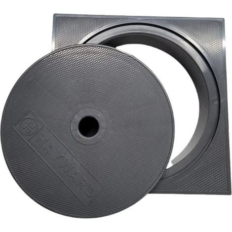 Hayward – Skimmer de piscine – Cadre et couvercle anthracite 205mm – Dimensions 230 x 210mm – Pour harmoniser votre piscine