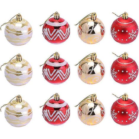 12-teilige Weihnachtsbaum-Hängedekoration