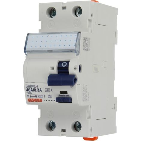 Interrupteur différentiel 40A 0,3A