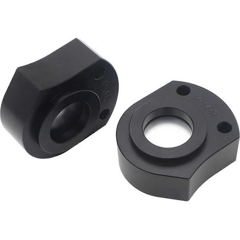 Schwarze Lenkererhöhungen für Motorräder ZX14R (1/5)
