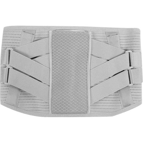 1 Ceinture lombaire, barre aluminium, 8 sangles traction, champ magnétique, soulagement douleur (1/5)