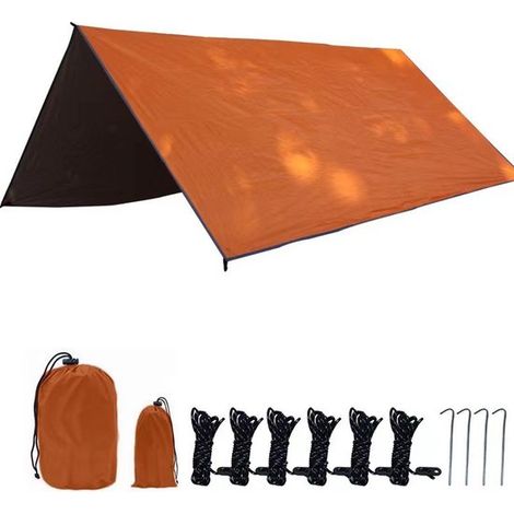 Tela para tiendas de campaña,Construcción reforzada,Tejido Oxford plateado,Impermeable y resistente al viento,300300 cm (1/5)