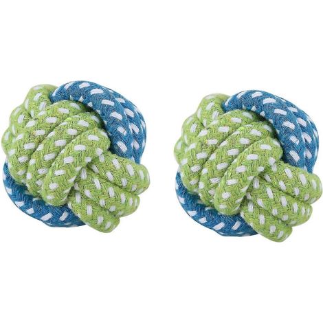 Jouet pour animaux de compagnie à mâcher : boule de coton avec nœud Home 5 (1/4)
