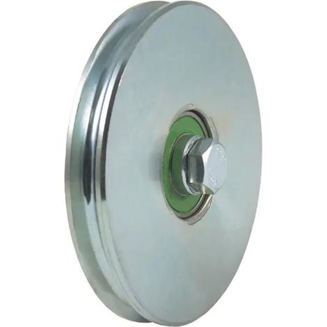 120mm round groove wheel with 8mm groove for cable grooved wheel for gate
