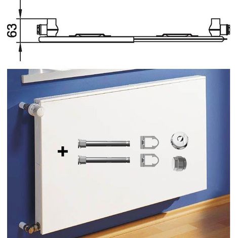 Kermi Plan Radiateur compact Type 10 505x505mm PK0100505 (1/4)