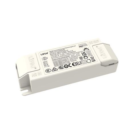 Driver LIFUD Adjustable Triac Dim 40W In: 220-240V Out: 25-42VDC Flicker Free