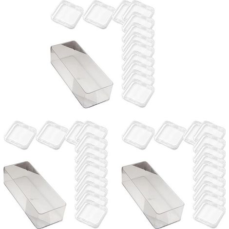 Caja organizadora de pulseras de acrílico de gran capacidad (3 unidades), práctico estuche para exhibir joyas para amantes de la joyería.