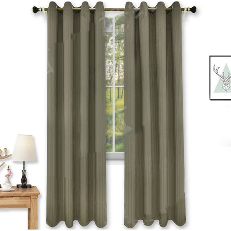 Rideaux occultants pour salon, rideaux isolants thermiques, rideaux à œillets, adaptés à la chambre et au salon (lot de 2, 132 x 160 cm).