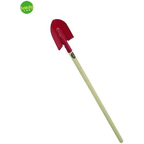Vanghetto punta con manico legno 120 cm