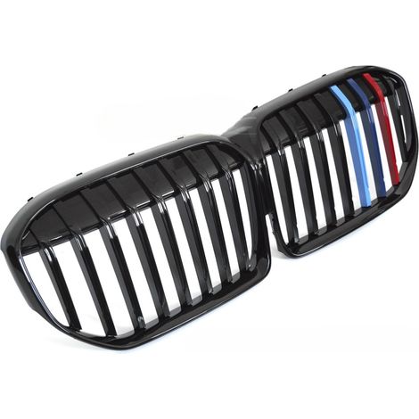 Grille calandre BMW serie 7 type G11/G12 de 2019 a 2022 noir Brillant 3 couleurs-42570022 (1/5)