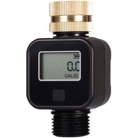 Green Mobility-Compteur d'eau pratique pour le jardin, 4 modes de contrôle de la consommation d'eau, débitmètre numérique (1/4)